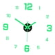 thumbnail image 3 of Pegatinas de reloj de pared sin marco luminosas modernas con números Reloj de pared de acrílico decorativo silencioso para sala de estar Decoración, 3 of 5