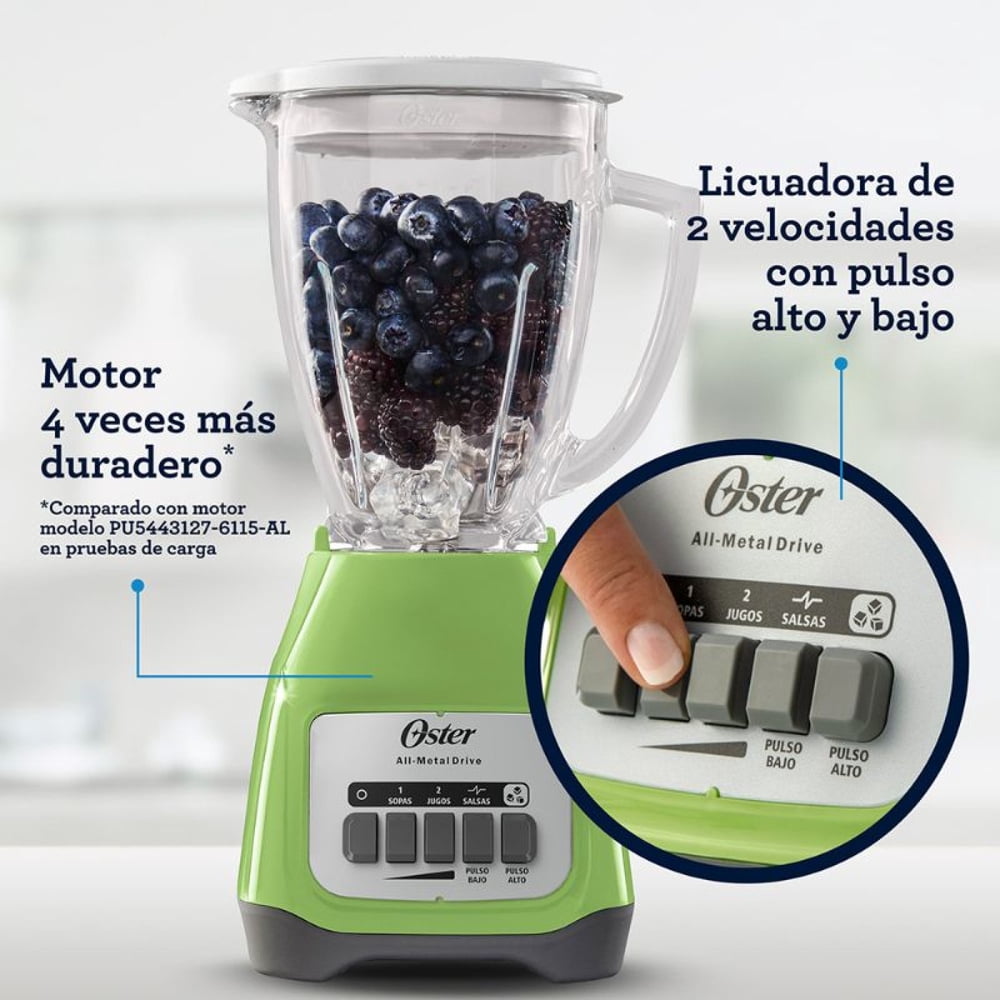 Oster Licuadora 1.5 L Verde BLSTKAG-KPB, foto 9