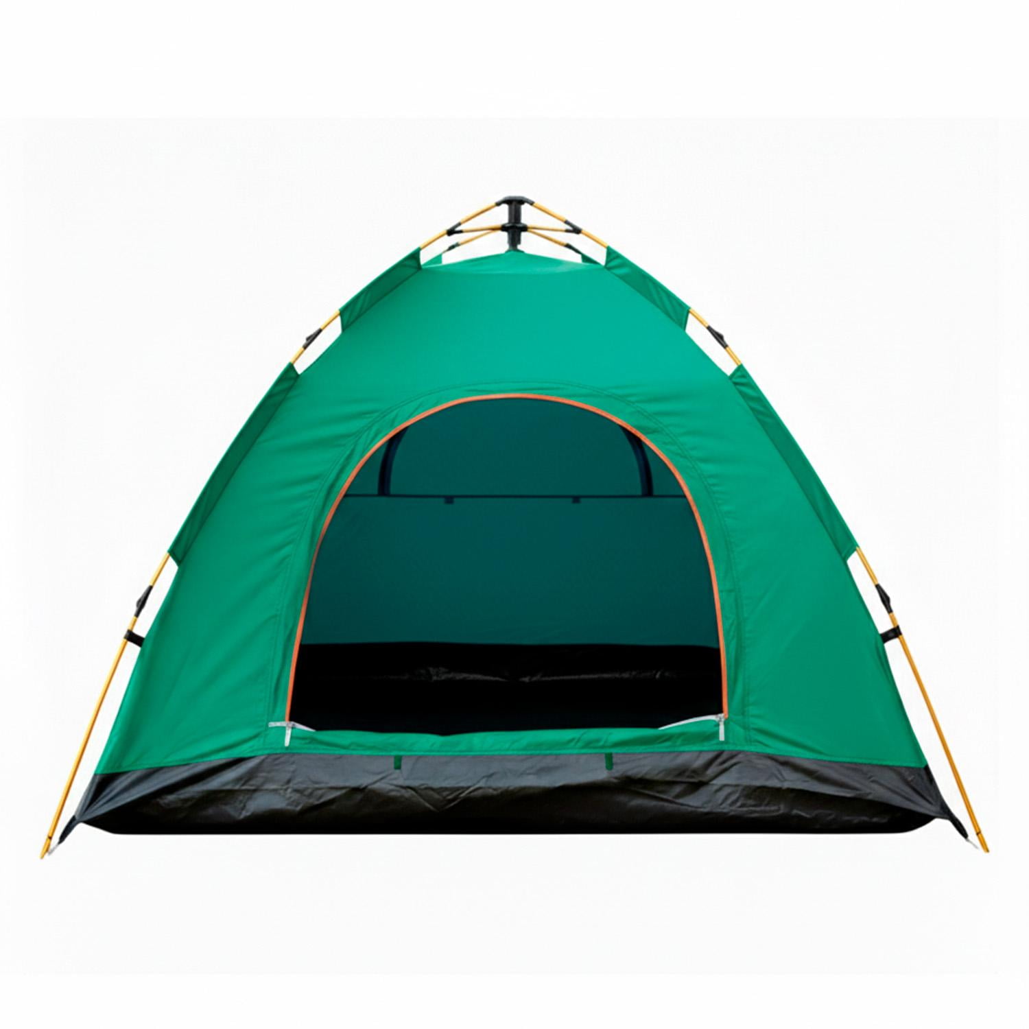 Global Latin Group - Carpa Camping 4 Personas Impermeable Uv Y Fácil Armado Verde