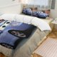 thumbnail image 1 of Cartoon Cars Lightning McQueen Friend Boys Room Decor Size Bedding Set for Kids 3 Piece Bedding with 1 Duvet Cover And 2 Pillowcases Queen Bed Sheets, 1 of 5