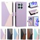 thumbnail image 5 of Funda Cartera Tricolor para Honor X8B con Ranuras para Tarjetas, Morado, 5 of 6
