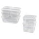 thumbnail image 5 of Caja Para Casa De Muñecas A Escala 1:12, 9 Piezas, Accesorios De Decoración Para Comedor Diminuto, Transparente, 5 of 5