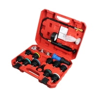 Ioensy - Detector De Fugas De Tanque De Agua Para Automóvil, Kit De Recarga De Vacío Genérico Portátil De Fácil Prueba, Color Rojo