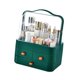 thumbnail image 4 of Cajas De Almacenamiento De Escritorio Contenedor Unidad De Almacenamiento De Cosméticos A Prueba De Polvo Para El Hogar Vanity Green, 4 of 5