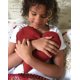 thumbnail image 3 of Almohada Hot Cherry Corazón de Denim Rojo - Terapia Calor/Frío, 3 of 6