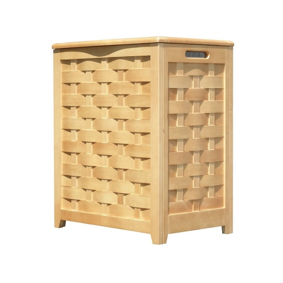 Cesto de ropa de madera Oceanstar RHV0103N rectangular de chapa