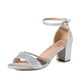 thumbnail image 5 of Sandalia Taco Fiesta Plateada  Mujer Weide YOU132, 5 of 9