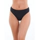 thumbnail image 1 of Bikini tanga drapeada tiro alto negro Talla XL, 1 of 4