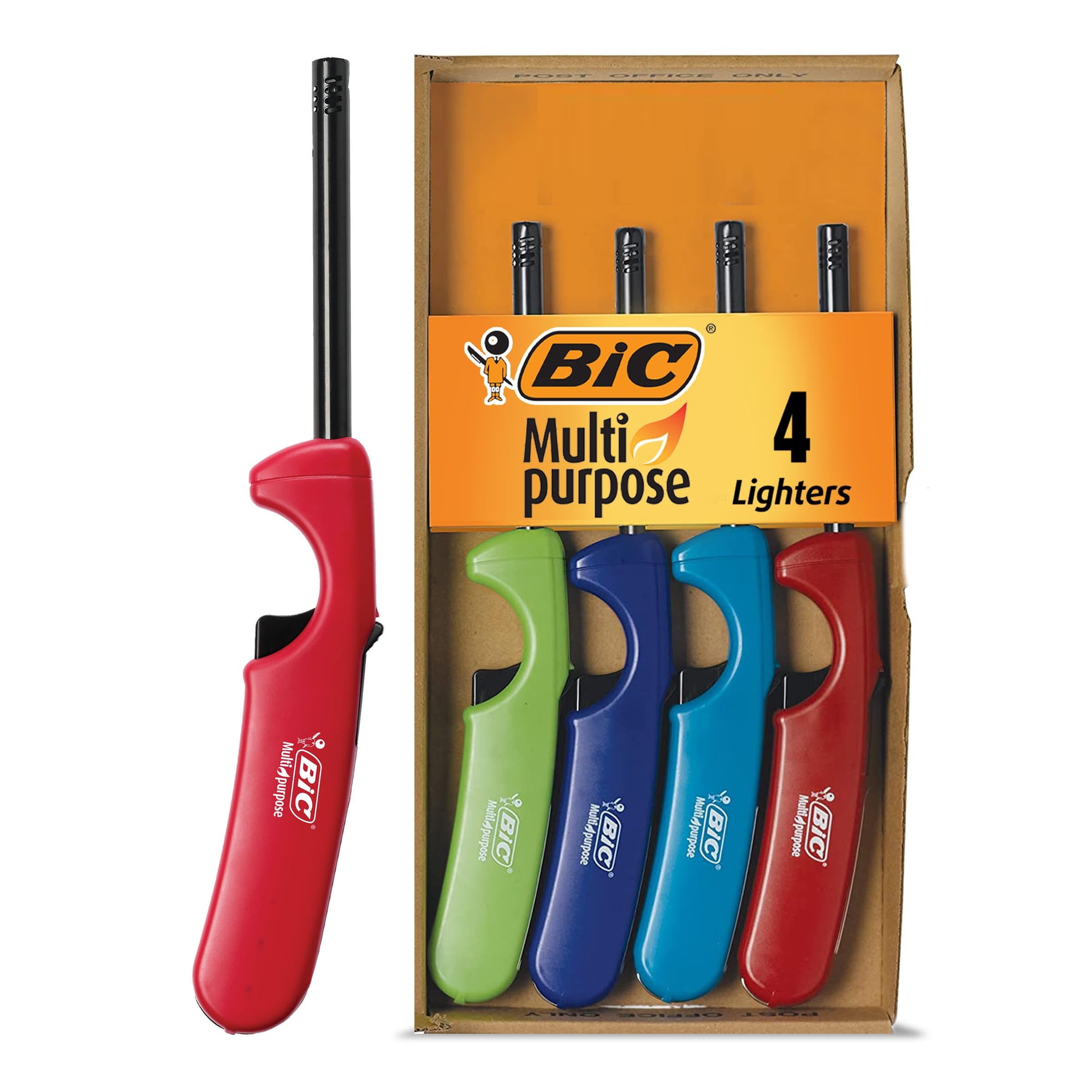 Lighter Bic Multipurpose Classic Edition, Paquete De 4 Unidades