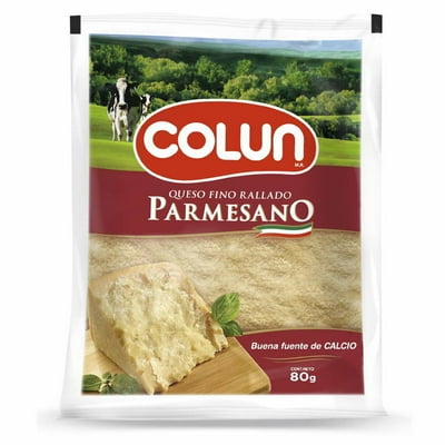 Queso Parmesano Rallado 80 G Colun
