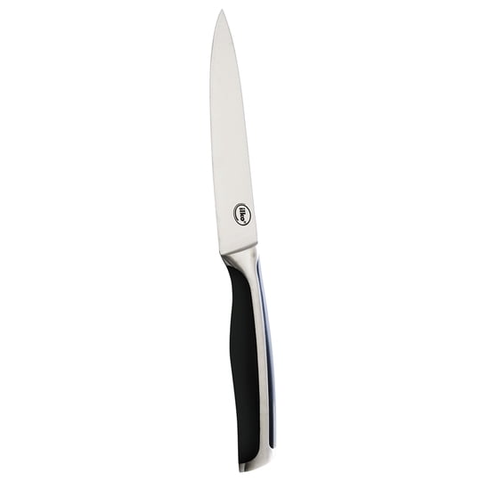 Cuchillo Multiuso 13 Cm Acero Inoxidable Plateado - Negro 1 Un Ilko
