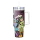 thumbnail image 2 of Ever After High Vaso aislado de acero inoxidable con asa, diseño temático, regalo para familia, amigos y fans; incluye pajita y encaja en el portavasos estándar, 40 oz, 2 of 6