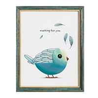 Vgo - Cuadro Enmarcado 43X53 Pajaritos C/Relieve Mod1