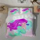 thumbnail image 2 of Mermaid Princess On Water Quilt Duvet Cover Set Pillow case Print3-Piece Bedding Set (1 Duvet Cover + 2 Pillow Shams), 2 of 3