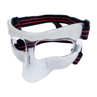 Ioensy - Protector Nasal Para Deportes Protector Facial Deportivo Para Nariz Rota Máscara Facial De Baloncesto Cara Completa Cuerda Roja