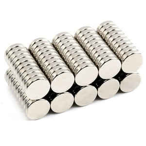 Genérica - Pack 20Pcs Imanes Neodimio Imanes Súper Fuertes De 12*12*4Mm Redondo
