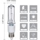 thumbnail image 2 of Foco halógeno GMY JDE11 100W 120V regulable 2700K 1600 lm paquete de 4, 2 of 13