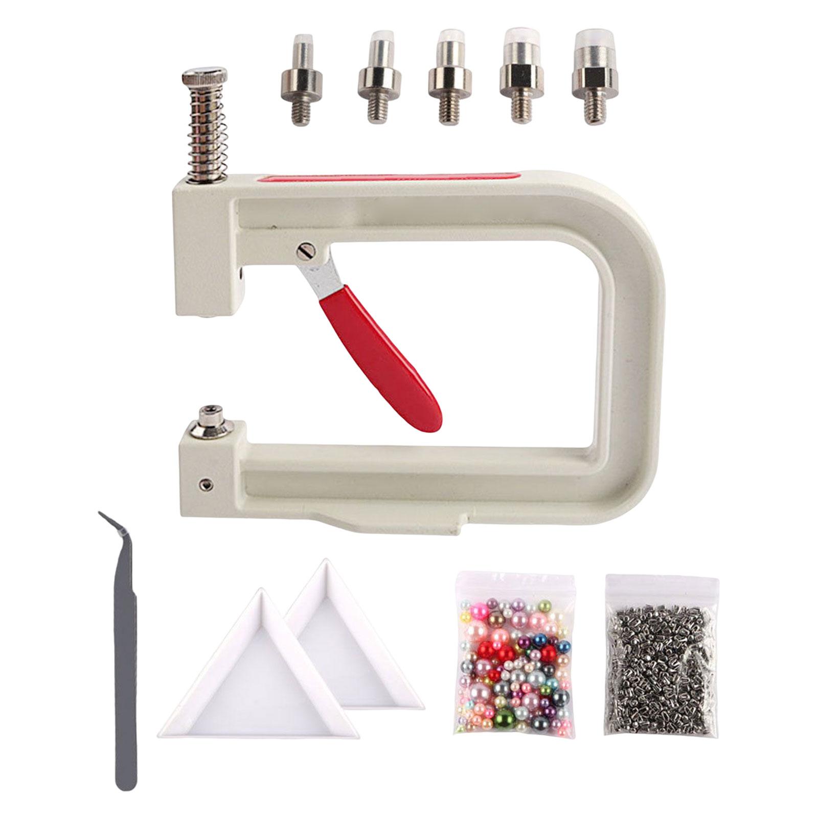 Bothyi - Máquina De Ajuste Hecha A Mano De Perlas 4/5/6/8/10Mm Artesanía Diy Para Bolsos Artesanía De Cuero Multicolor