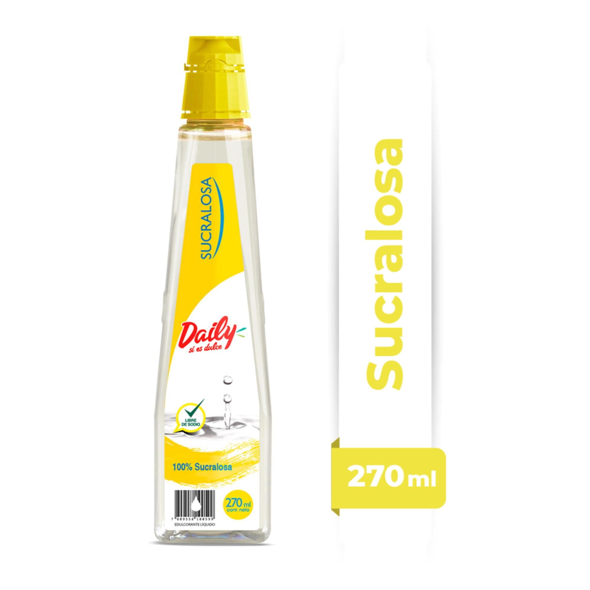 Endulzante Líquido Sucralosa Botella 270 ml Daily
