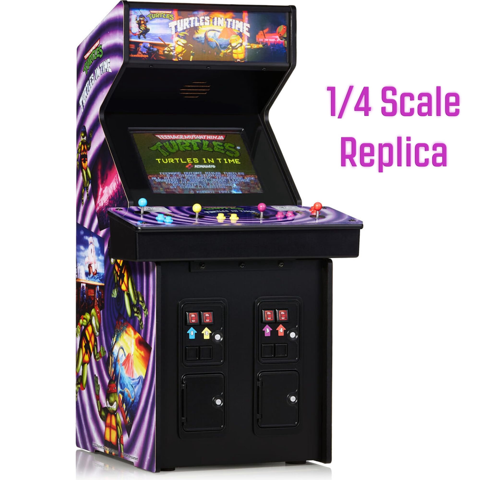 Mini Arcade Quarter Arcades Tmnt Turtles In Time