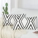 thumbnail image 2 of Juego de 2 fundas de almohada bohemias impermeables para exteriores, con diseño geométrico, para patio y jardín, 45,7 x 45,7 cm, 2 of 8