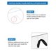 thumbnail image 4 of Almohadillas nasales de repuesto Firtox para gafas de sol Oakley EV Zero, 4 of 5