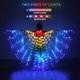 thumbnail image 3 of Alas de hada arcoíris con iluminación LED iMucci de 102 a 145 cm, 3 of 6