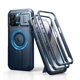 thumbnail image 1 of Funda Dexnor para iPhone 14 Pro Max con cámara deslizante, color azul, 1 of 7