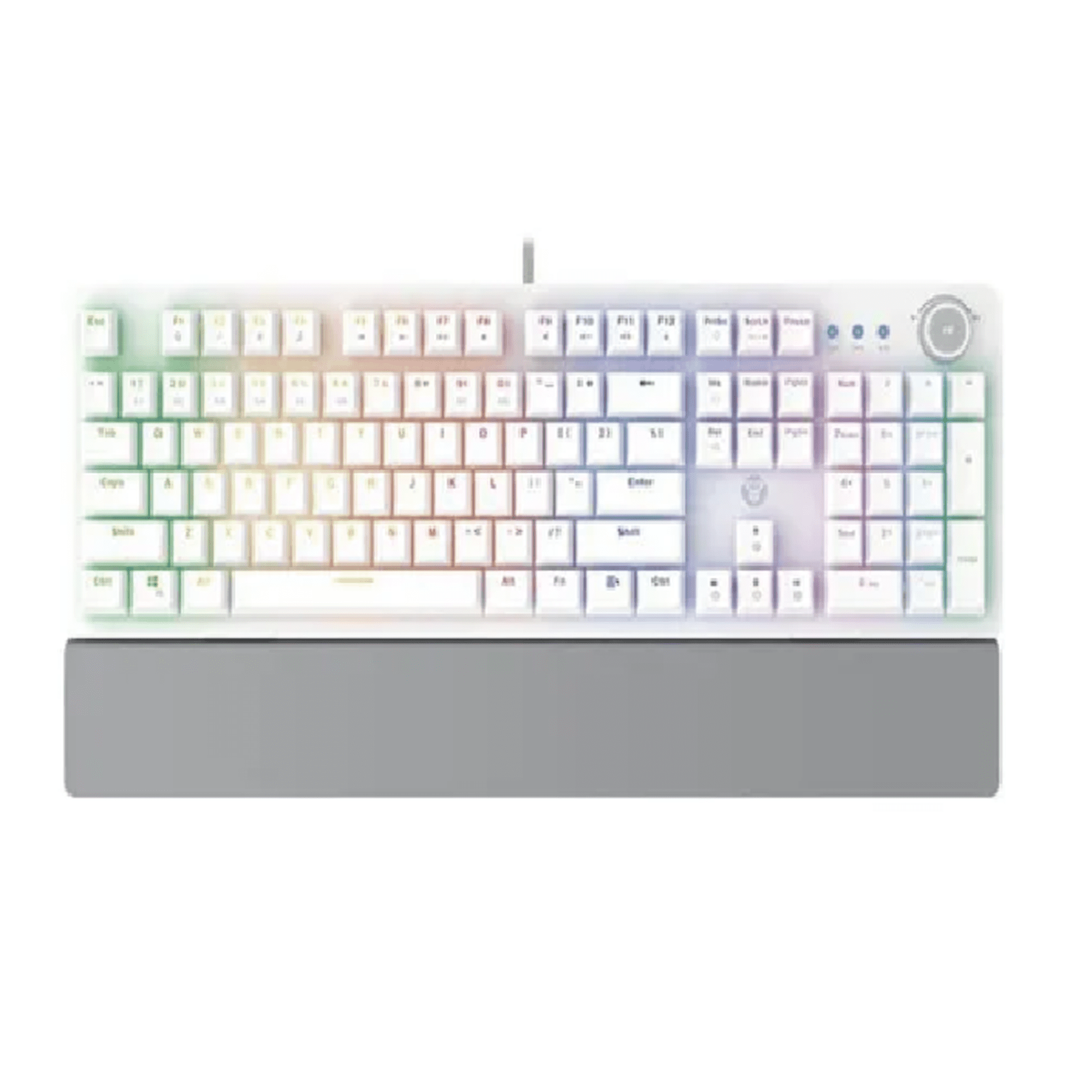 Genérico - Teclado Fantech Mk853 Mecánico Rgb Blanco