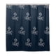 thumbnail image 1 of Cortina de ducha con diseño de anclas, juego de cortinas de baño con ganchos, tamaño 66 x 72 pulgadas, 1 of 3