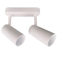 Bp - Foco Sobrepuesto Arsis Ii 2 Luces Blanco Mate