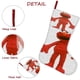 thumbnail image 5 of Elmo Tema: Calcetines de Navidad, fino lino blanco para colgar en escaleras y chimenea, decoración navideña para el hogar, regalo de Navidad. 45cm × 32cm, 5 of 5