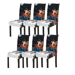 Rouss - Set De 6 Fundas Para Sillas De Navidad N07