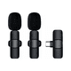 thumbnail image 1 of 2 Micrófono Inalámbrico Doble Compacto Usb-c Color Negro, 1 of 2