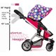 thumbnail image 3 of Cochecito Plegable Para Muñeca Con Flor, 3 of 8