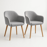 Klik Muebles - Pack De 2 Butacas Sitiales Poltronas Diamante Terciopelo - Gris