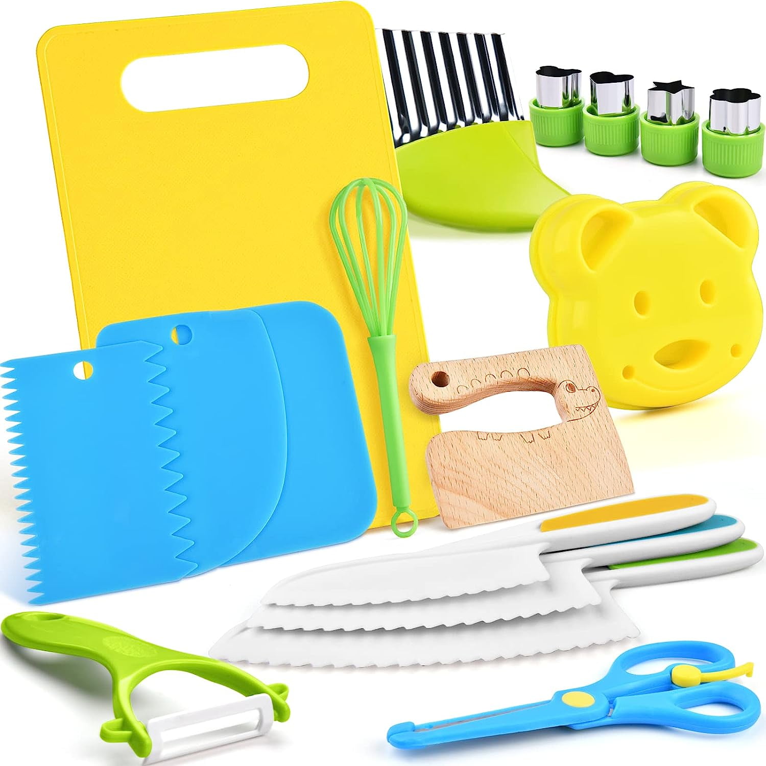Genérico - Set De Cocina Montessori Para Niños - 17 Utensilios
