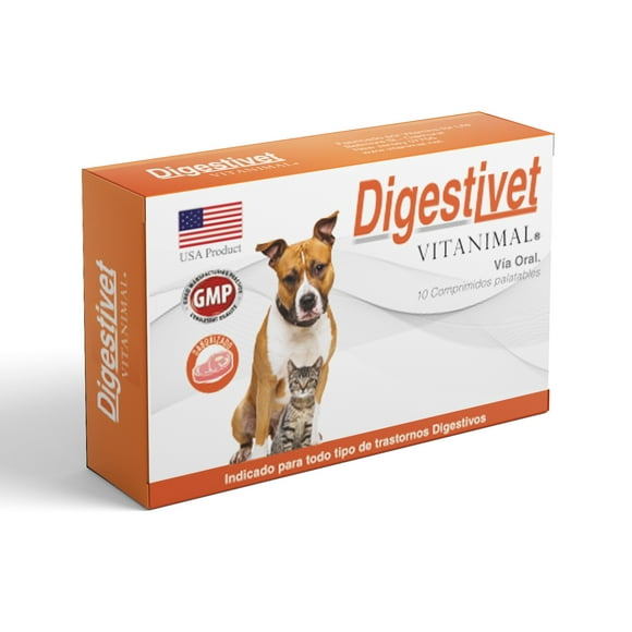 Digestivet 10 Comprimidos Perros y Gatos