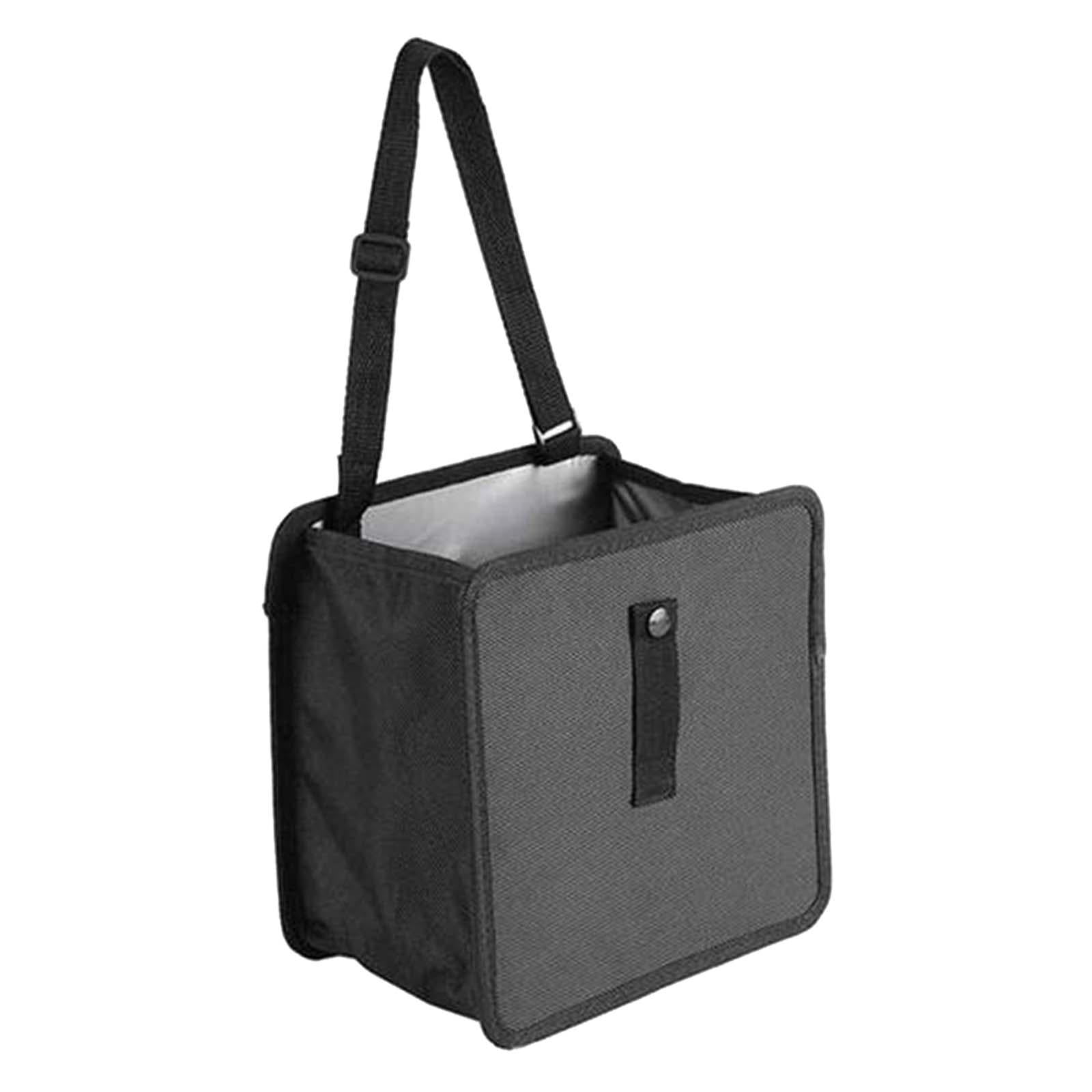 Magideal - Cubo De Basura Para Coche Colgante Negro Duradero Multiusos Impermeable Portátil Colgante Cubo De Basura Para Coche Organizador A Prueba De Fugas Para , 27,5 Cm X 27,5 275 Cm X 275 Cm X 145 Cm