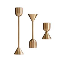 Bothyi - Portavelas De 3 Piezas Para Fiesta De Aniversario, Adorno Para El Hogar