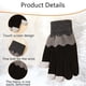 thumbnail image 3 of Guantes mágicos de lana de invierno para mujer con pantalla táctil y forro polar cálido para clima frío., 3 of 5