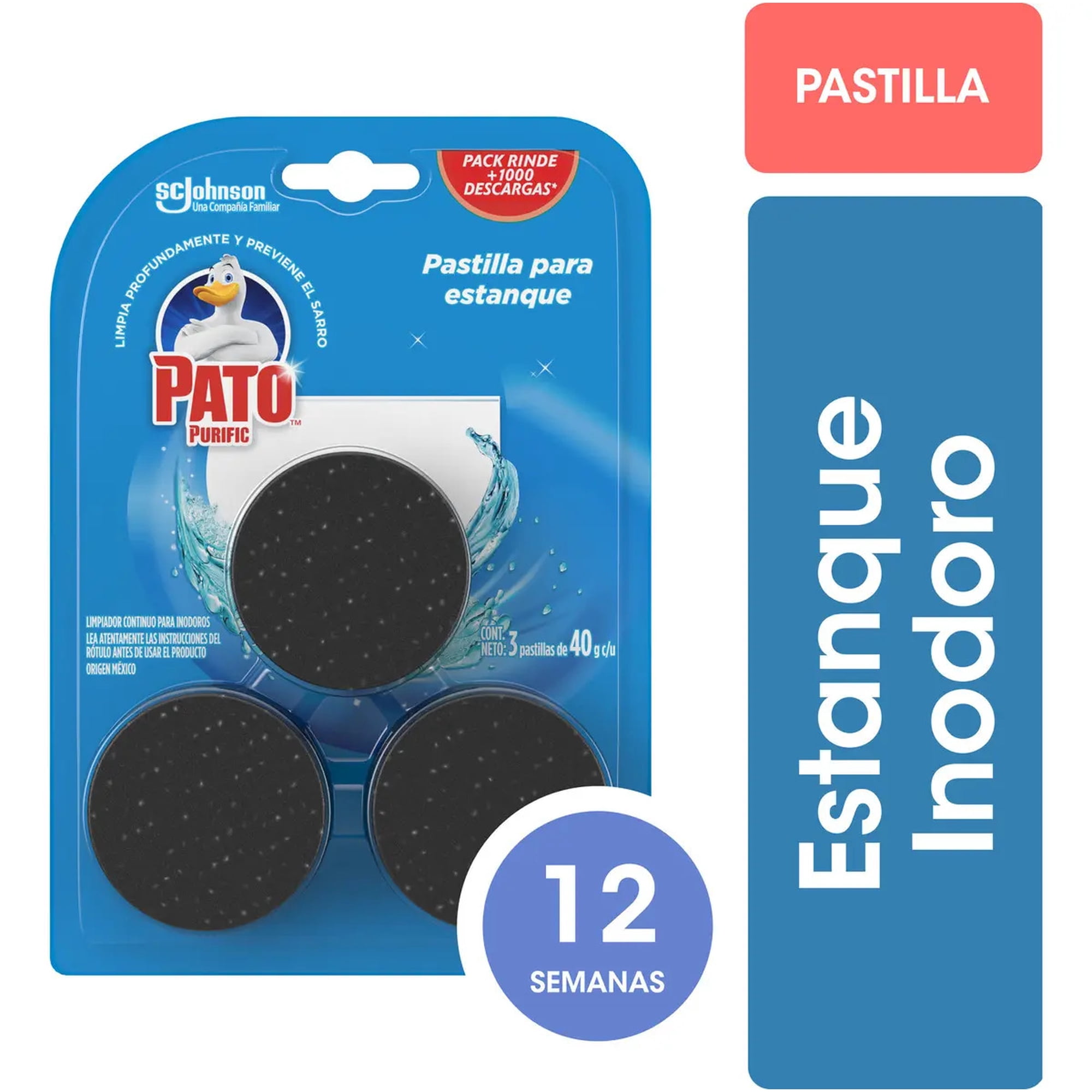 Pastilla Para Estanque 120 g Pato Purific