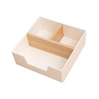 Magideal - Bolsa De Té Caja De Té Caja De Almacenamiento De Contenedor De Bolsas De Té Para Suministros De Oficina Bebida De Despensa Supllie Artículos Pequeños Blanco