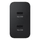 thumbnail image 2 of Cargador Samsung 50W 3A 2 Puertos USB-C Carga Rápida, 2 of 3