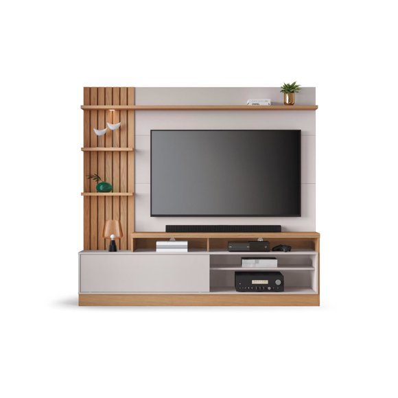 Panel TV Macejo 65" 1 Puerta Blanco