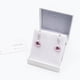 thumbnail image 3 of Aros Amor Plata Italiana 925 y Cristal Genuino Light Rose, 3 of 4