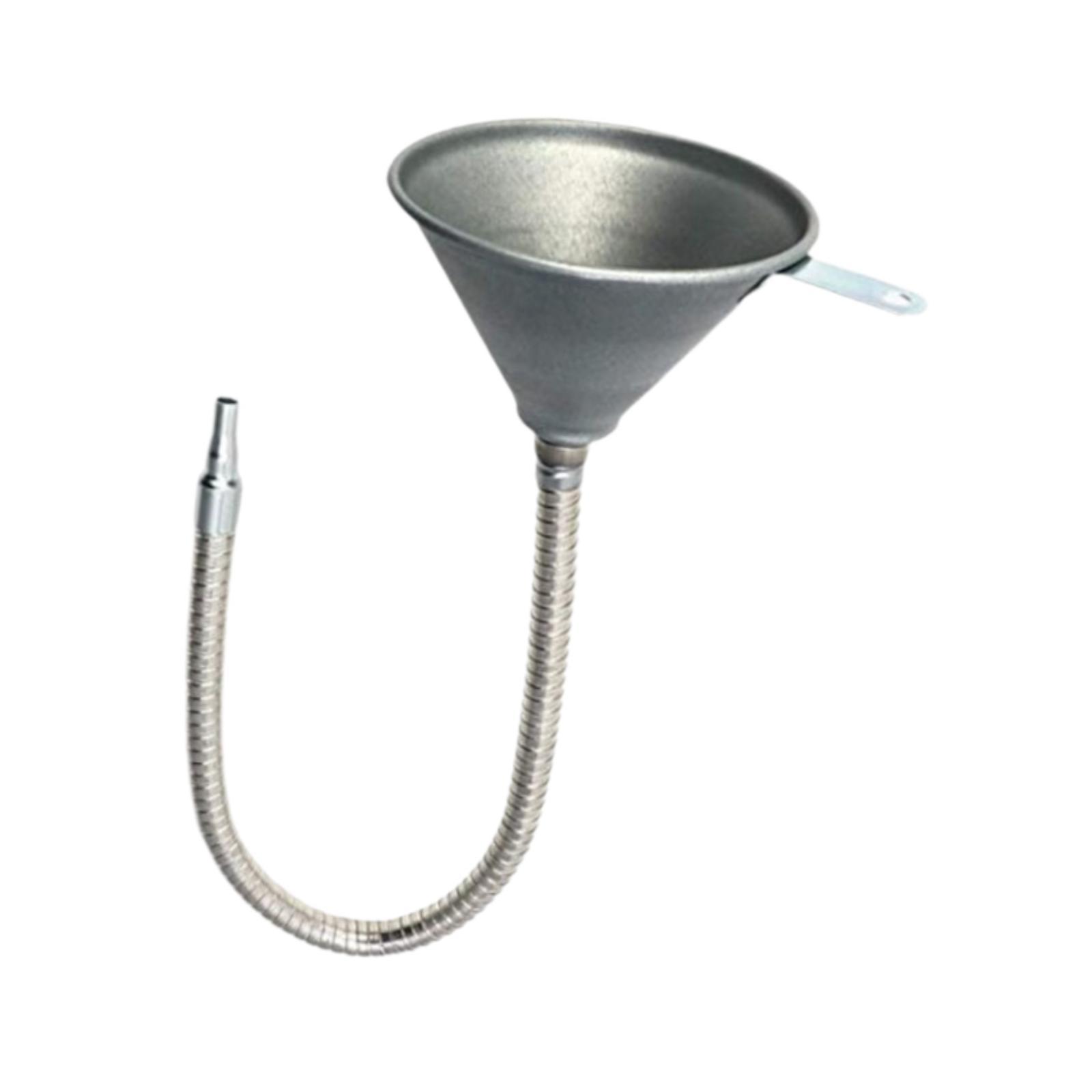 Magideal - Embudo De Boquilla De Metal Para Reabastecimiento De Emergencia, Embudo De Cebado Universal Para Aceites Y Líquidos, Reemplazo Versátil Para Vehículos Embudo De 630 Mm