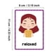 thumbnail image 2 of My Emotion English Words Educational Flash Cards Feelings Expressing Vocabulary Building Homeschool Kindergarten Supplies Kids Toddlers Learning Toys 17 Cards 34 Words, 2 of 2