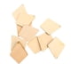 thumbnail image 2 of 10pcs Formas Geométricas De Madera Para Los Encantos Artesanía De Madera Artesanía En Madera Bricolaje Cuadrilátero, 2 of 2
