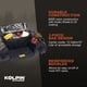 thumbnail image 3 of Bolsa para Asiento Kolpin Matrix Negra 81x56x28 cm, 3 of 6